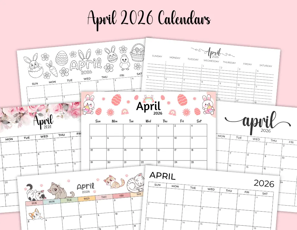 April 2026 Calendar