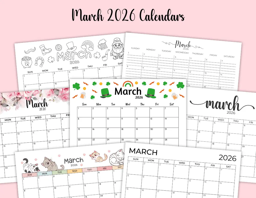 March 2026 Calendar