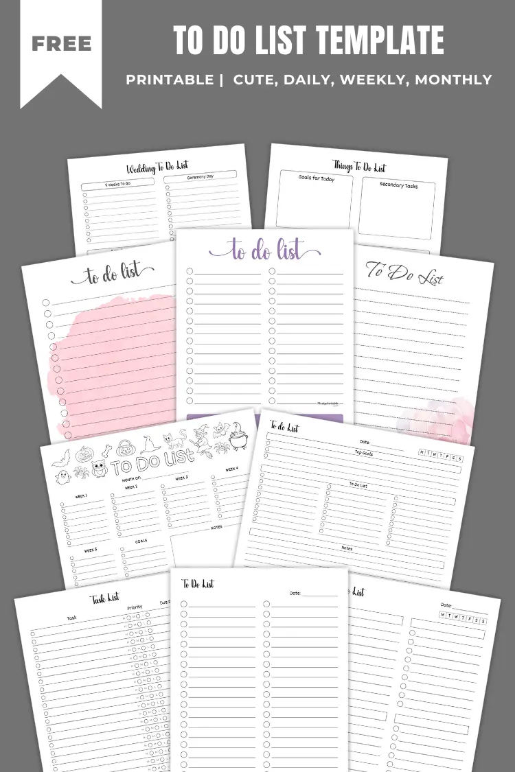 To do List Template