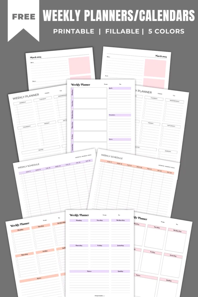 Printable Calendars