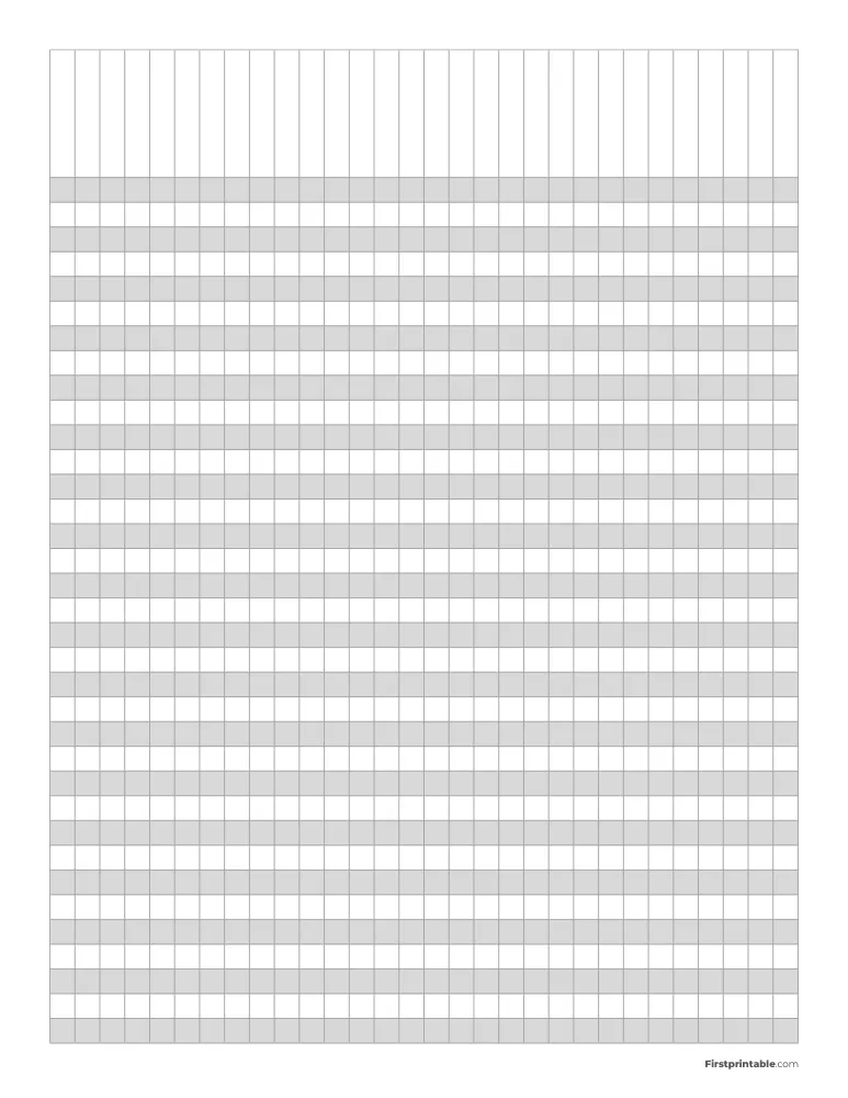 Printable Homework Tracker Page 2